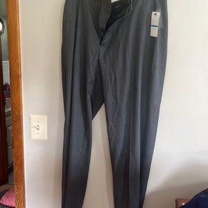 Calvin Klein Size 36 W 32 L Men's Dress Pants Gray